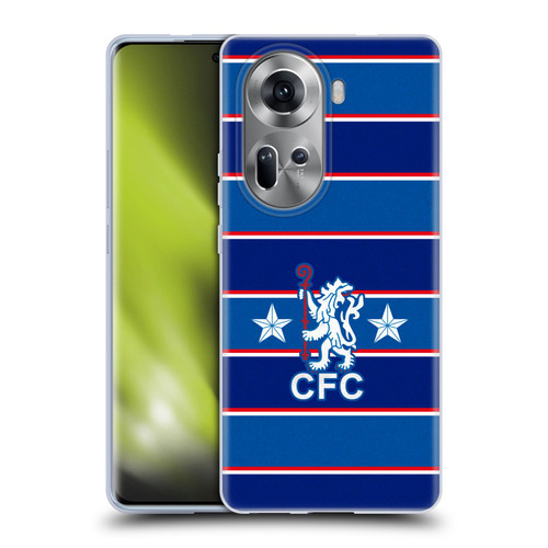 Chelsea Football Club Retro Kit and Stadium 1984 Home Soft Gel Case for OPPO Reno11