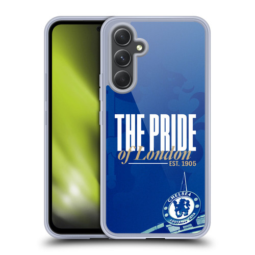 Chelsea Football Club Retro Kit and Stadium Pride Of London Soft Gel Case for Samsung Galaxy A54 5G