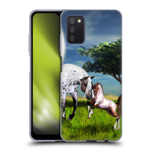 Simone Gatterwe Horses Love Forever Soft Gel Case for Samsung Galaxy A03s (2021)