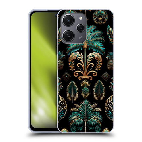LebensArt Mix Art Art Deco Gold Teal Kopie Soft Gel Case for Xiaomi Redmi 12