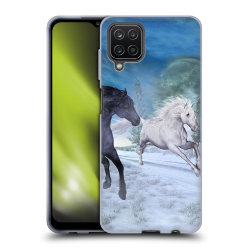 Simone Gatterwe Horses Freedom In The Snow Soft Gel Case for Samsung Galaxy A12 (2020)