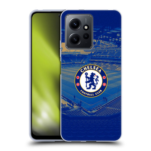 Chelsea Football Club Retro Kit and Stadium Stamford Bridge Soft Gel Case for Xiaomi Redmi Note 12 4G