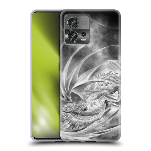 Ruth Thompson Dragons Silver Ice Soft Gel Case for Motorola Moto Edge 30 Fusion