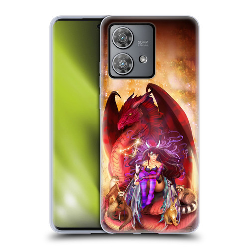 Ruth Thompson Dragons Capricorn Soft Gel Case for Motorola Edge 40 Neo 5G