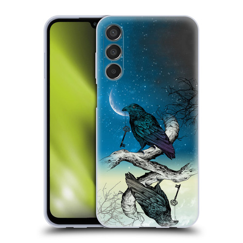 Rachel Caldwell Animals 3 Raven Soft Gel Case for Samsung Galaxy M15/F15 5G