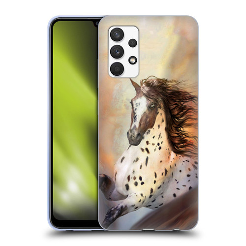 Simone Gatterwe Horses Wild 2 Soft Gel Case for Samsung Galaxy A32 (2021)