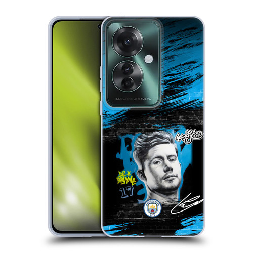 Manchester City Man City FC Graffiti Collection by Murwalls Kevin De Bruyne Soft Gel Case for OPPO Reno11 F 5G / F25 Pro 5G