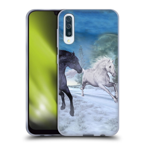 Simone Gatterwe Horses Freedom In The Snow Soft Gel Case for Samsung Galaxy A50/A30s (2019)