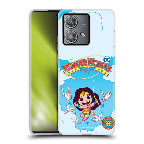 Super Friends DC Comics Toddlers Comic Covers Wonder Woman 1 Soft Gel Case for Motorola Edge 40 Neo 5G