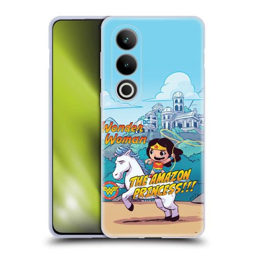 Super Friends DC Comics Toddlers Comic Covers Wonder Woman 2 Soft Gel Case for OPPO OnePlus Ace 3V 5G