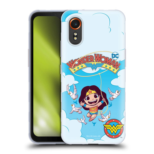 Super Friends DC Comics Toddlers Comic Covers Wonder Woman 1 Soft Gel Case for Samsung Galaxy Xcover7 5G