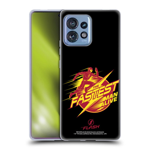 The Flash TV Series Graphics Barry Fastest Man Alive Soft Gel Case for Motorola Moto Edge 40 Pro