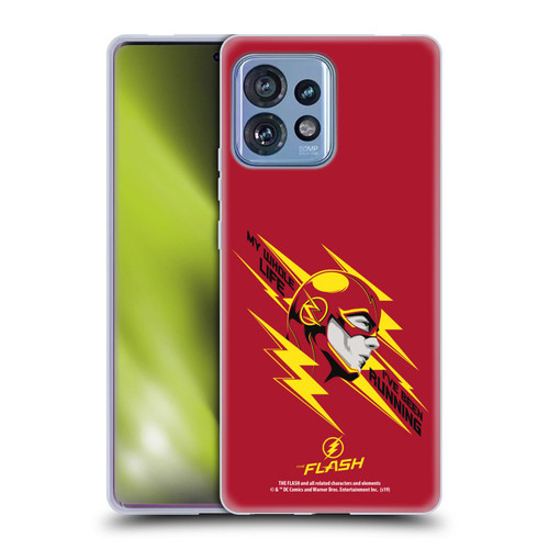 The Flash TV Series Graphics Barry Head Soft Gel Case for Motorola Moto Edge 40 Pro