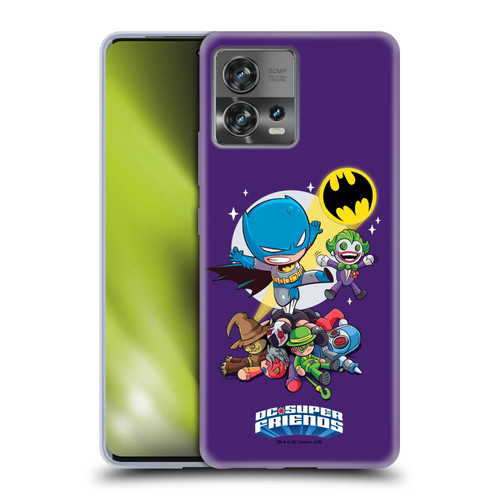 Super Friends DC Comics Toddlers Composed Art Batman Soft Gel Case for Motorola Moto Edge 30 Fusion