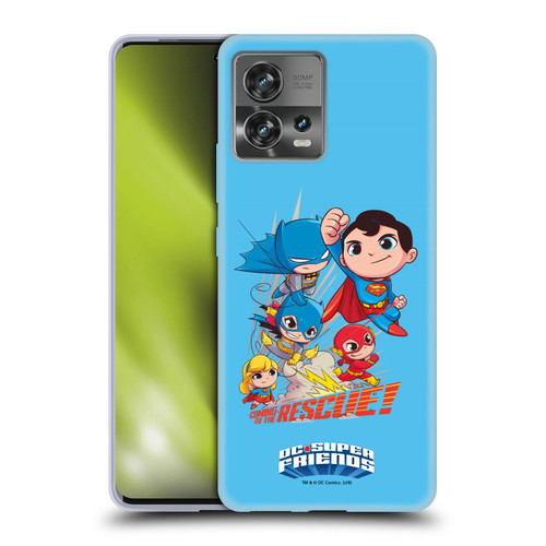 Super Friends DC Comics Toddlers Composed Art Group 1 Soft Gel Case for Motorola Moto Edge 30 Fusion