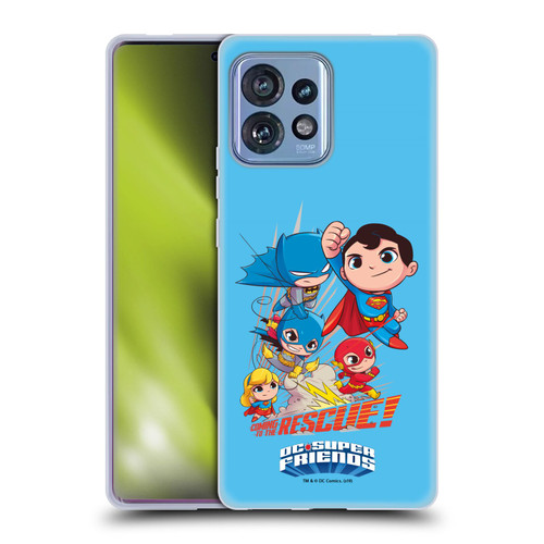 Super Friends DC Comics Toddlers Composed Art Group 1 Soft Gel Case for Motorola Moto Edge 40 Pro