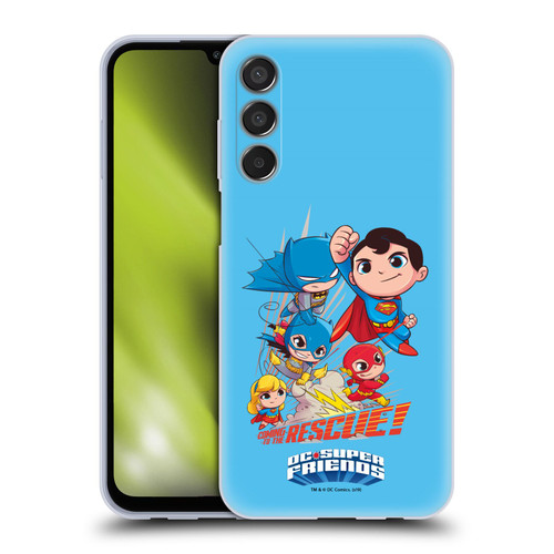 Super Friends DC Comics Toddlers Composed Art Group 1 Soft Gel Case for Samsung Galaxy M15/F15 5G