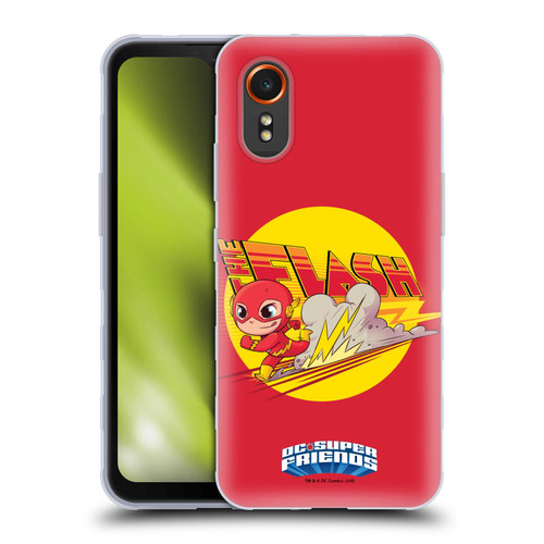 Super Friends DC Comics Toddlers Composed Art The Flash Soft Gel Case for Samsung Galaxy Xcover7 5G