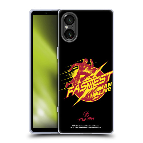 The Flash TV Series Graphics Barry Fastest Man Alive Soft Gel Case for Sony Xperia 5 V 5G