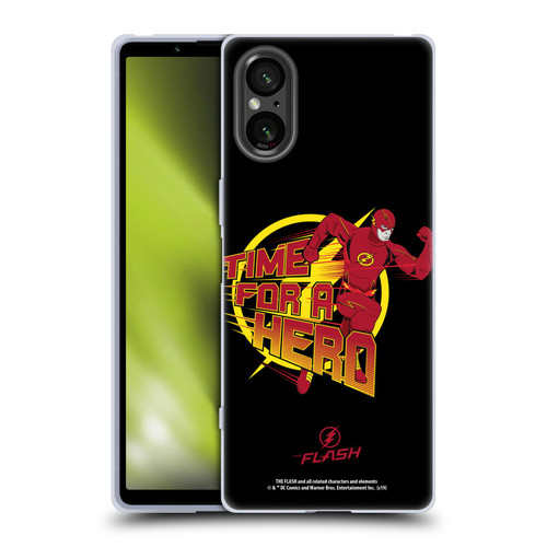 The Flash TV Series Graphics Barry Hero Soft Gel Case for Sony Xperia 5 V 5G