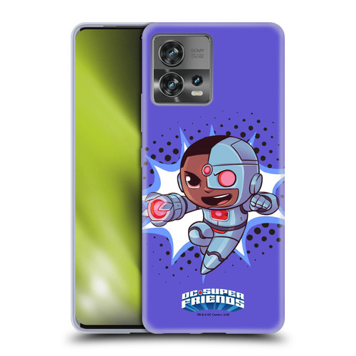 Super Friends DC Comics Toddlers 1 Cyborg Soft Gel Case for Motorola Moto Edge 30 Fusion