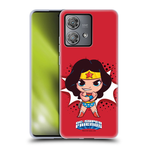 Super Friends DC Comics Toddlers 1 Wonder Woman Soft Gel Case for Motorola Edge 40 Neo 5G