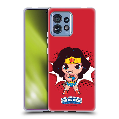 Super Friends DC Comics Toddlers 1 Wonder Woman Soft Gel Case for Motorola Moto Edge 40 Pro