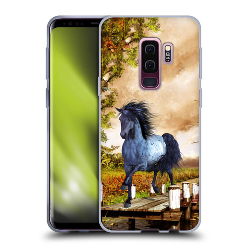 Simone Gatterwe Horses On The Lake Soft Gel Case for Samsung Galaxy S9+ / S9 Plus
