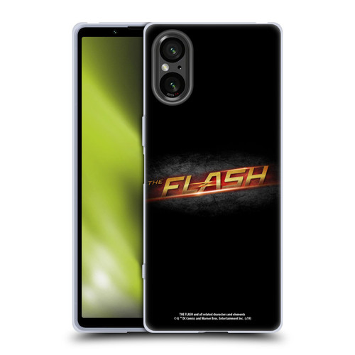 The Flash TV Series Logos Black Soft Gel Case for Sony Xperia 5 V 5G