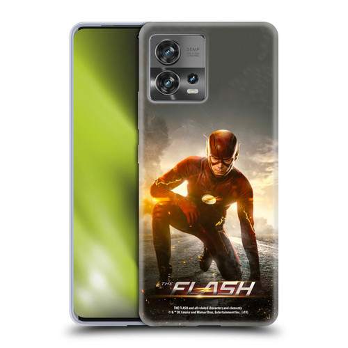 The Flash TV Series Poster Barry Kneel Pose Soft Gel Case for Motorola Moto Edge 30 Fusion