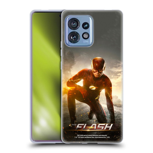 The Flash TV Series Poster Barry Kneel Pose Soft Gel Case for Motorola Moto Edge 40 Pro