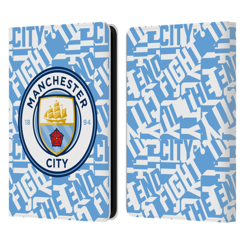 Manchester City Man City FC Graphics Sky Blue Pattern Fight Leather Book Wallet Case Cover For Amazon Kindle 11th Gen 6in 2022