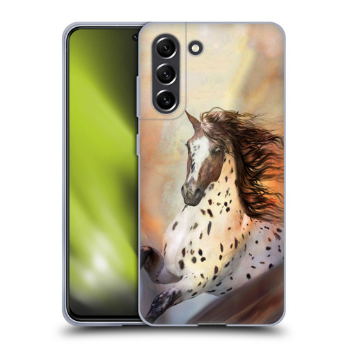 Simone Gatterwe Horses Wild 2 Soft Gel Case for Samsung Galaxy S21 FE 5G