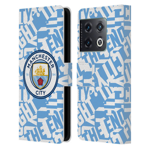 Manchester City Man City FC Graphics Sky Blue Pattern Fight Leather Book Wallet Case Cover For OnePlus 10 Pro