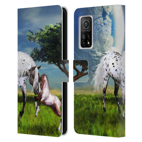 Simone Gatterwe Horses Love Forever Leather Book Wallet Case Cover For Xiaomi Mi 10T 5G