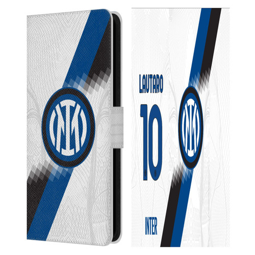 Fc Internazionale Milano 2023/24 Players Away Kit Lautaro Martínez Leather Book Wallet Case Cover For Samsung Galaxy S23 FE 5G