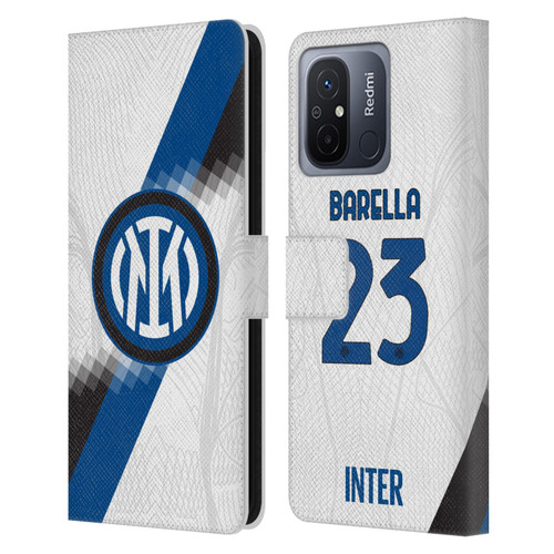 Fc Internazionale Milano 2023/24 Players Away Kit Nicolò Barella Leather Book Wallet Case Cover For Xiaomi Redmi 12C