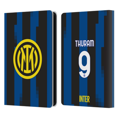 Fc Internazionale Milano 2023/24 Players Home Kit Marcus Thuram Leather Book Wallet Case Cover For Amazon Kindle Paperwhite 5 (2021)