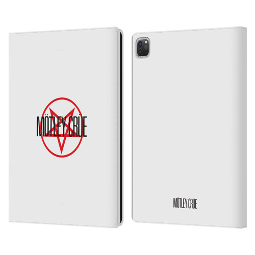Motley Crue Logos Pentagram Leather Book Wallet Case Cover For Apple iPad Pro 13 M4 2024