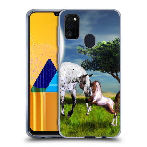 Simone Gatterwe Horses Love Forever Soft Gel Case for Samsung Galaxy M30s (2019)/M21 (2020)
