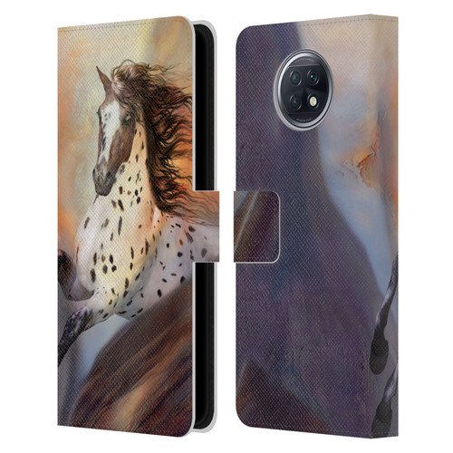 Simone Gatterwe Horses Wild 2 Leather Book Wallet Case Cover For Xiaomi Redmi Note 9T 5G