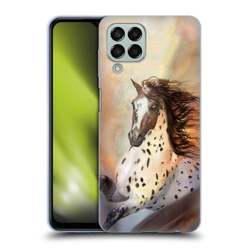 Simone Gatterwe Horses Wild 2 Soft Gel Case for Samsung Galaxy M33 (2022)