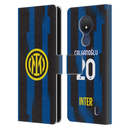 Fc Internazionale Milano 2023/24 Players Home Kit Hakan Çalhanoglu Leather Book Wallet Case Cover For Nokia C21