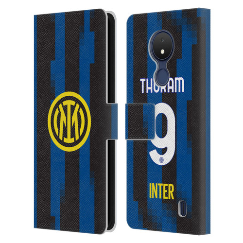 Fc Internazionale Milano 2023/24 Players Home Kit Marcus Thuram Leather Book Wallet Case Cover For Nokia C21
