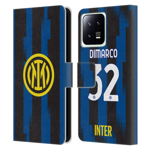 Fc Internazionale Milano 2023/24 Players Home Kit Federico Dimarco Leather Book Wallet Case Cover For Xiaomi 13 5G