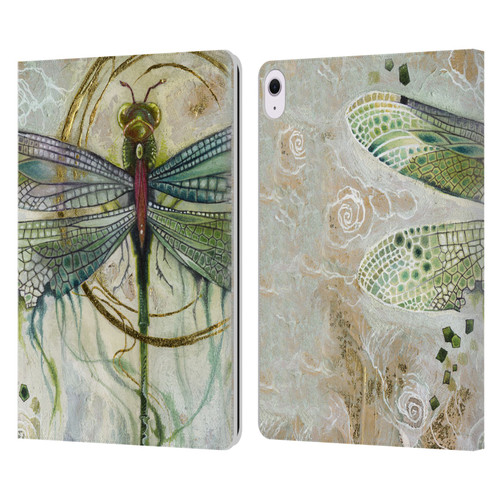 Stephanie Law Immortal Ephemera Damselfly 2 Leather Book Wallet Case Cover For Apple iPad Air 13 2024