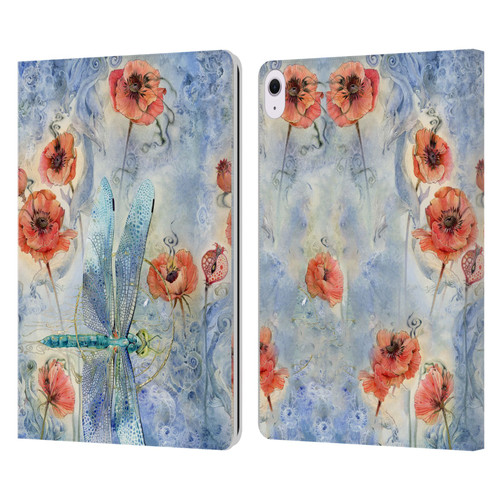 Stephanie Law Immortal Ephemera When Flowers Dream Leather Book Wallet Case Cover For Apple iPad Air 13 2024