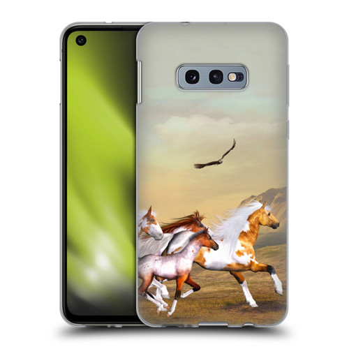 Simone Gatterwe Horses Wild Herd Soft Gel Case for Samsung Galaxy S10e