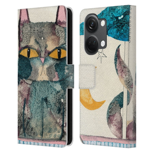 Wyanne Cat By The Light Of The Moon Leather Book Wallet Case Cover For OnePlus Nord 3 5G