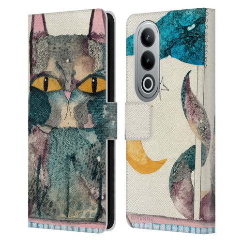 Wyanne Cat By The Light Of The Moon Leather Book Wallet Case Cover For OPPO OnePlus Ace 3V 5G